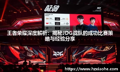 王者荣耀深度解析：揭秘JDG战队的成功比赛策略与经验分享