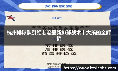 杭州排球队引领潮流最新排球战术十大策略全解析