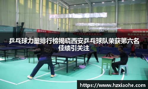 乒乓球力量排行榜揭晓西安乒乓球队荣获第六名佳绩引关注