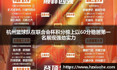 杭州篮球队在联合会杯积分榜上以60分稳居第一名展现强劲实力